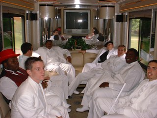 Wedding Party Bus Pic