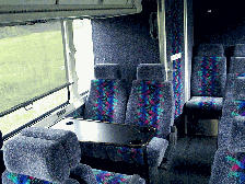 Card table on a  MCI 102DL3