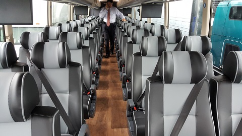 Motor Coach OC-17 PREVOST H3-45 Inside View